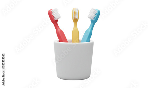 toothbrushes in a glass
