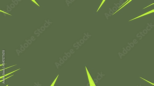 Cinematic Green Countdown Footage for Trailers or Promos