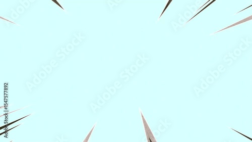 Abstract graphic background with radiating lines against a pale blue backdrop, creating a sense of speed and energy