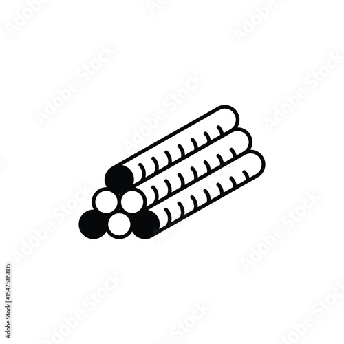 Iron Bar  Icon vector