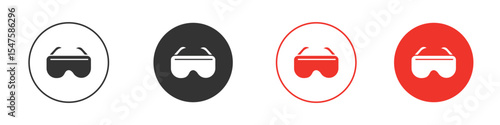 Safety glasses icon