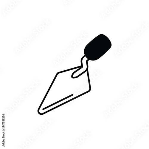 Trowel  Icon vector