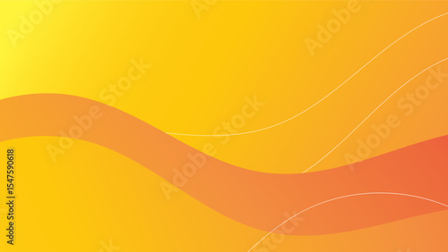 Vibrant abstract orange background with smooth gradients and dynamic shapes.