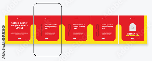 Tips Instagram social media carousel post template or LinkedIn carousel banner collection