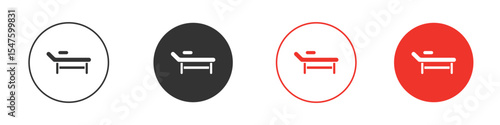 Stretcher icon design, logo, app, UI. Vector illustration, EPS