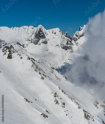 Wallpaper Mural Voli chrbat from Patria mountain peak in winter High Tatras mountains in Slovakia Torontodigital.ca