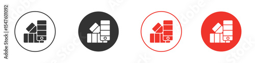 Swatches icon design, logo, app, UI. Vector illustration, EPS