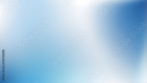 Soft Blue and White Gradient Light Background with Smooth Abstract Glow Effect | ai