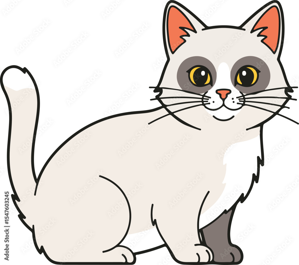 vector illustration of a cat vector illustration of a cat