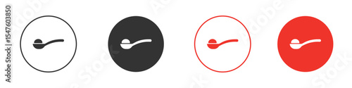 Teaspoon icon design, logo, app, UI. Vector illustration, EPS