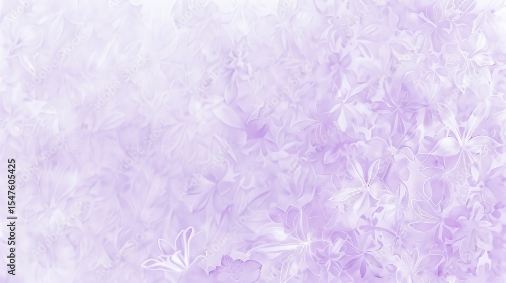 Fototapeta premium Delicate, pastel purple floral texture. Soft, blurred blossoms
