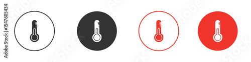 Thermometer icon design, logo, app, UI. Vector illustration, EPS