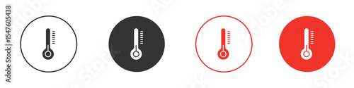Thermometer icon design, logo, app, UI. Vector illustration, EPS