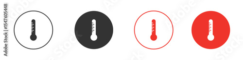Thermometer icon design, logo, app, UI. Vector illustration, EPS