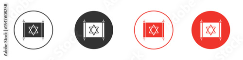 Torah icon design, logo, app, UI. Vector illustration, EPS