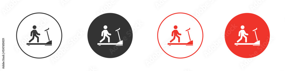 Treadmill icon design, logo, app, UI. Vector illustration, EPS Treadmill icon design, logo, app, UI. Vector illustration, EPS