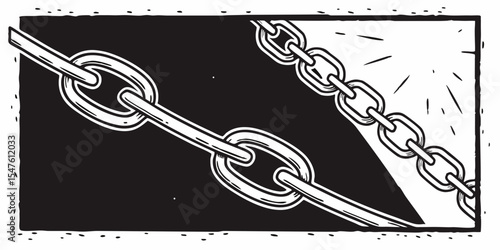 Liberation Concept – Chain Break Sketch