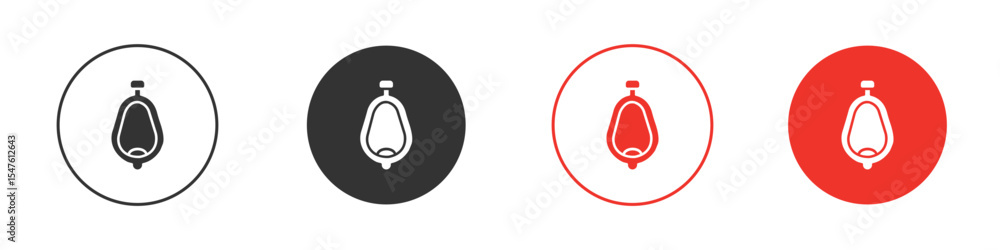 Obraz premium Urinal icon design, logo, app, UI. Vector illustration, EPS