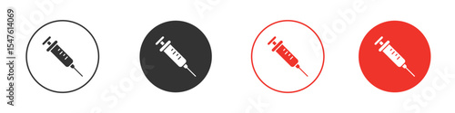 Vaccination icon design, logo, app, UI. Vector illustration, EPS