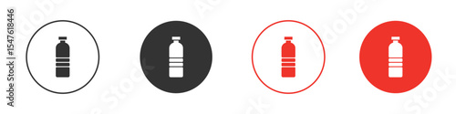 Water bottle icon design, logo, app, UI. Vector illustration, EPS