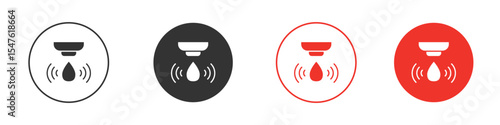 Water sensor icon design, logo, app, UI. Vector illustration, EPS