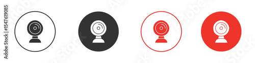Webcam icon design, logo, app, UI. Vector illustration, EPS
