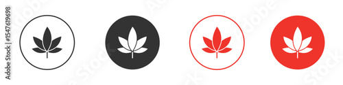 Weed icon design, logo, app, UI. Vector illustration, EPS