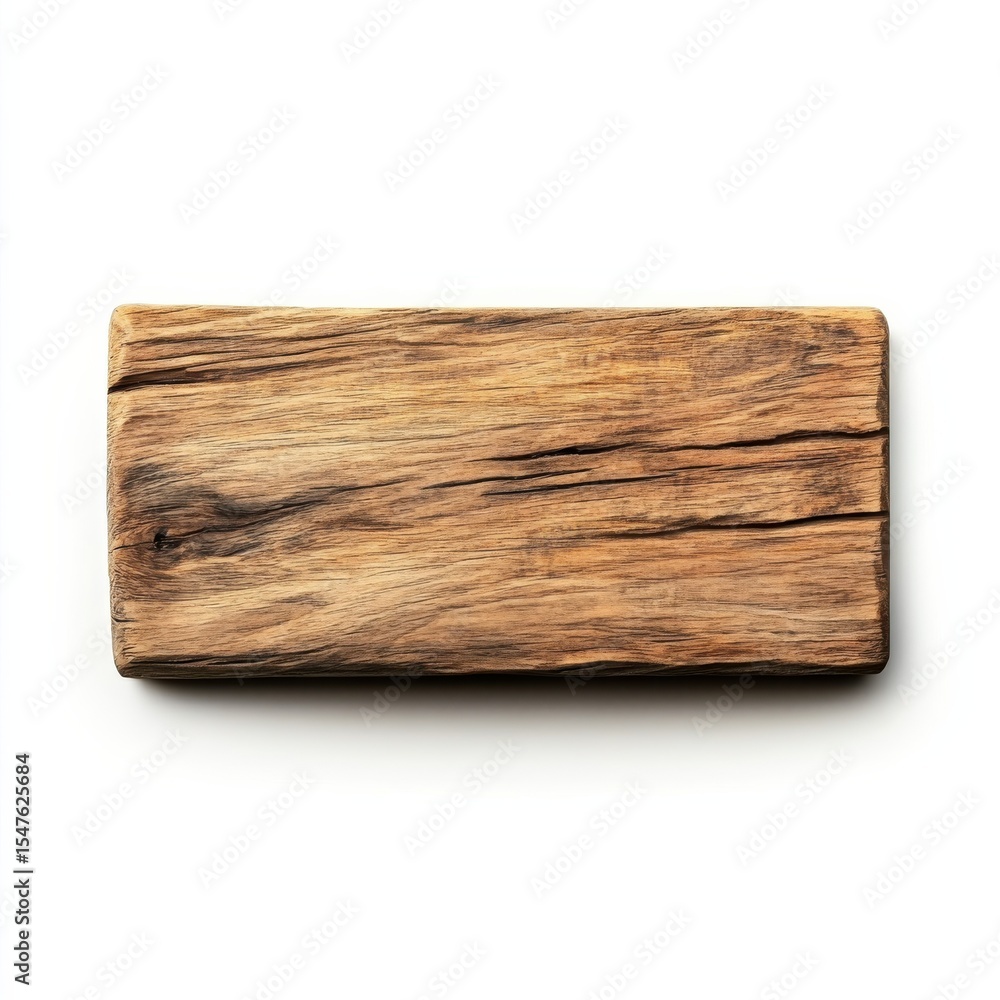 Fototapeta premium Beautifully Handcrafted Wooden Sign with Natural Rustic Finish