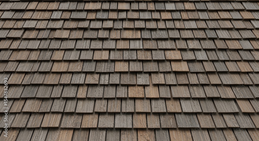 Weathered Wood Shake Roof Texture: A Detailed Close-Up Weathered Wood Shake Roof Texture: A Detailed Close-Up