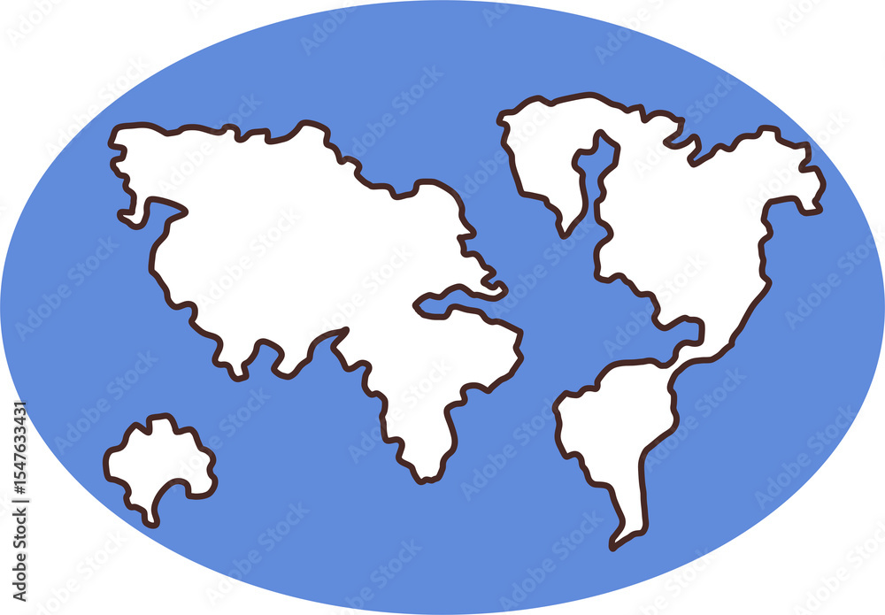 Fototapeta premium 지도