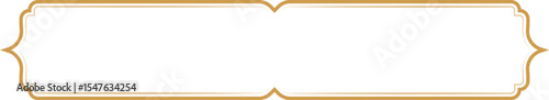 Gold Premium Label. Golden Name Plate Element