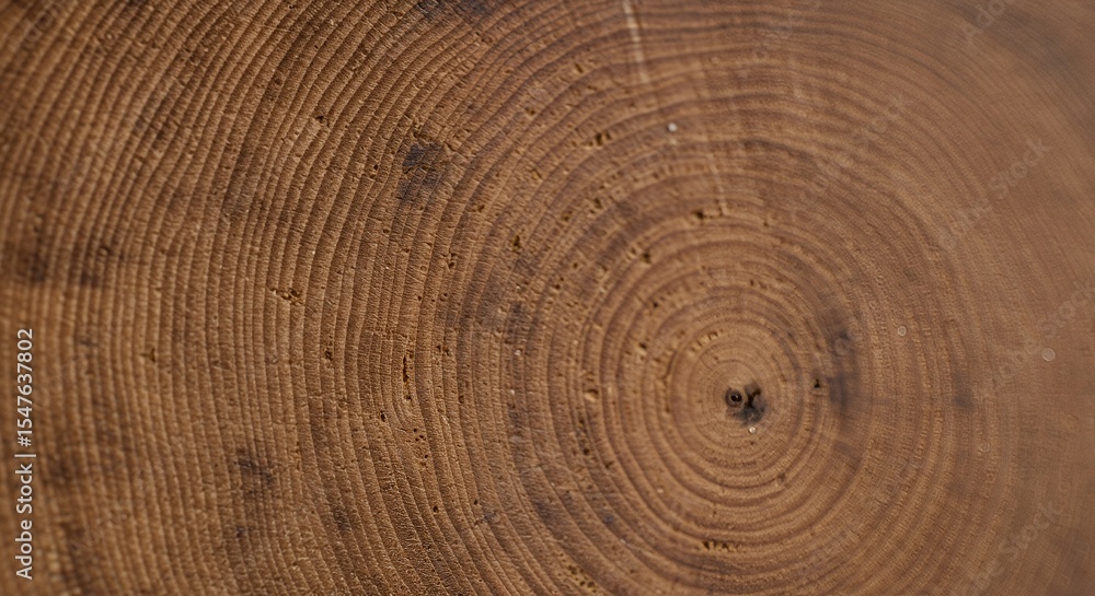 Naklejka premium Intricate Rings of a Cross-Sectioned Tree Trunk, Revealing Age and Growth Patterns