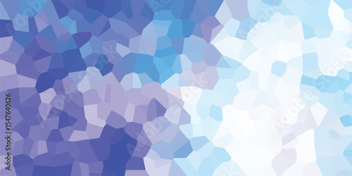 Abstract mosaic background in cool blue and purple hues geometric pattern with modern texture artistic design for digital and print media