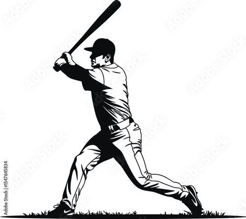 baseball player silhouette
