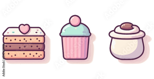 Dessert icons
