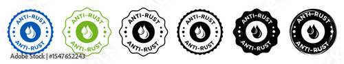 Hypoallergenic Product Badge Set with Drop Icon in Multiple Colors