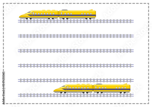 鉄道・電車■新幹線ドクターイエローの便箋