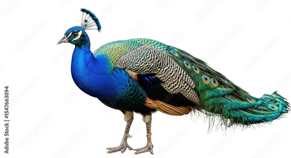 Fototapeta premium Isolated Peacock