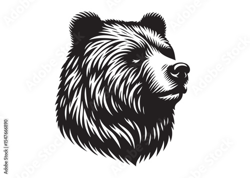 vector silhouettes of a bear, grizzly bear silhouettes, bear silhouette logo vector animals, bear black silhouette animals vector, bear wild animal silhouettes on the white background