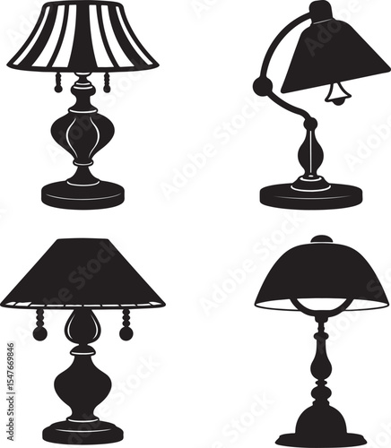 set of lamps