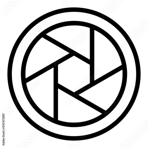 aperture icon line