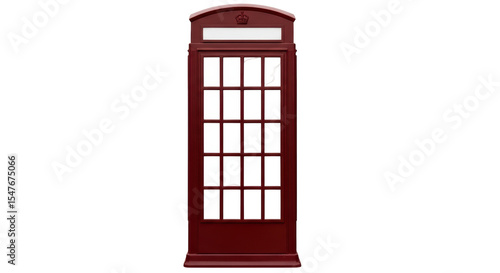 Photos Isolated Red Telephone Booth