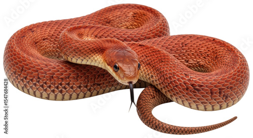 Fotografi Isolated Corn Snake