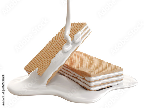 Httpss.mj.runktmmdtxup4w Wafers With White Cream Flowin 3x