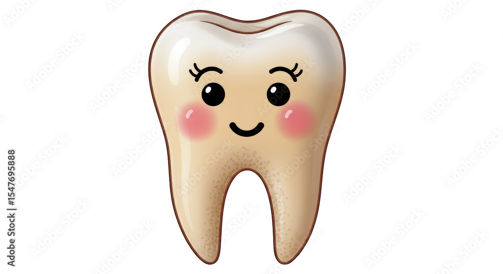 Isolated Tooth with Face Isolated Tooth with Face
