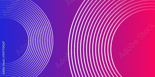 Abstract gradient colored background with glowing geometric lines. Creative design. Minimalist style. Suit for cover, poster, banner, flyer, website