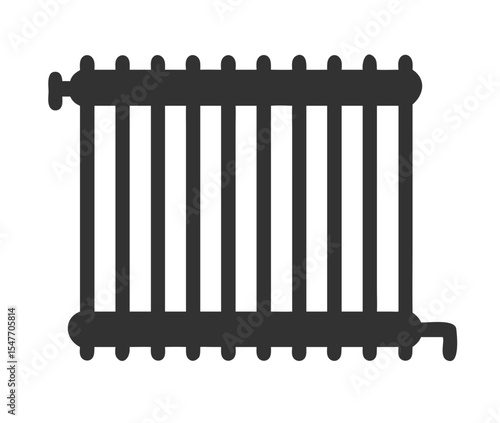 Radiator icon vector