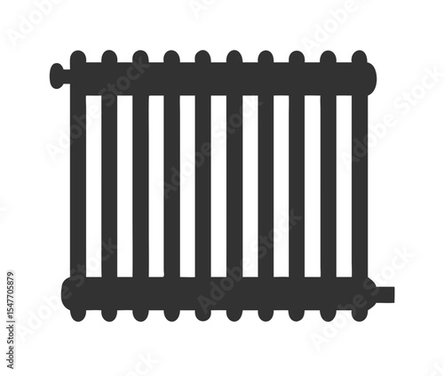 Radiator icon vector
