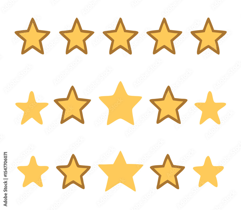 Five stars. Quality sign. Vector Five stars. Quality sign. Vector