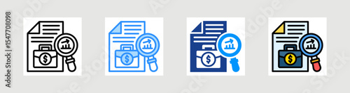 Business Analytics Icon Collection Set Multiple Style